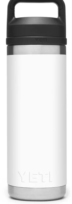 Yeti Water Bottles-Rambler 18oz Bottle - White