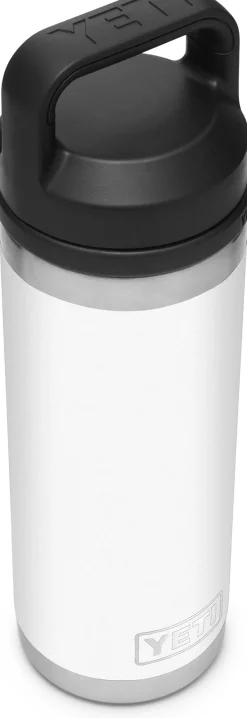 Yeti Water Bottles-Rambler 18oz Bottle - White