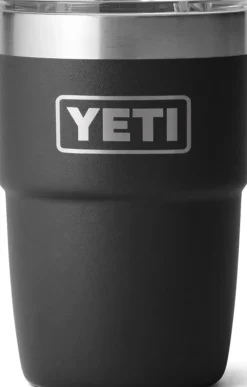 Yeti Coffee Mugs & Flasks-Rambler 8oz Stackable Cup - Black