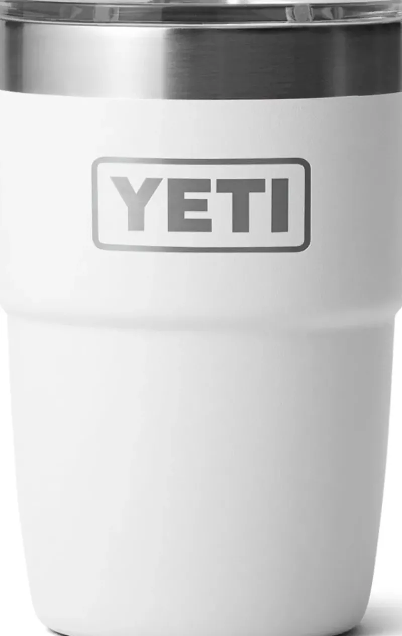 Yeti Coffee Mugs & Flasks-Rambler 8oz Stackable Cup - White