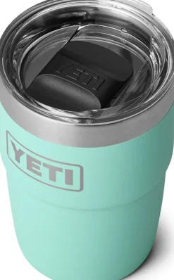 Yeti Coffee Mugs & Flasks-Rambler 8oz Stackable Cup - Seafoam