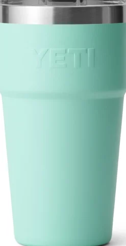 Yeti Coffee Mugs & Flasks-Rambler 20oz Stackable Cup - Seafoam