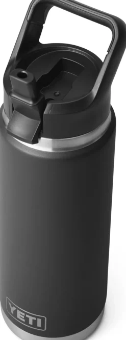 Yeti Coffee Mugs & Flasks-Rambler 26oz Straw Bottle - Black