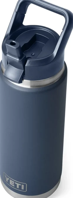 Yeti Coffee Mugs & Flasks-Rambler 26oz Straw Bottle - Navy
