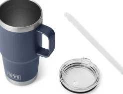 Yeti Coffee Mugs & Flasks-Rambler 25oz Straw Mug - Navy