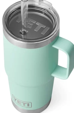 Yeti Coffee Mugs & Flasks-Rambler 25oz Straw Mug - Seafoam