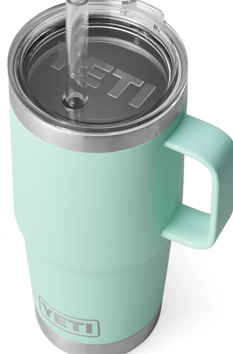 Yeti Coffee Mugs & Flasks-Rambler 25oz Straw Mug - Seafoam
