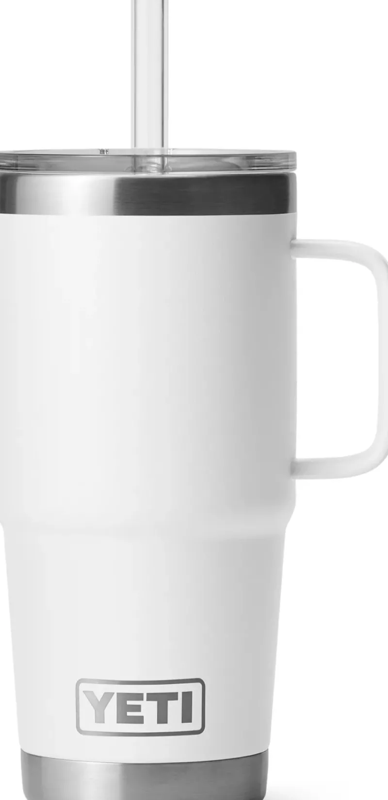 Yeti Coffee Mugs & Flasks-Rambler 25oz Straw Mug - White