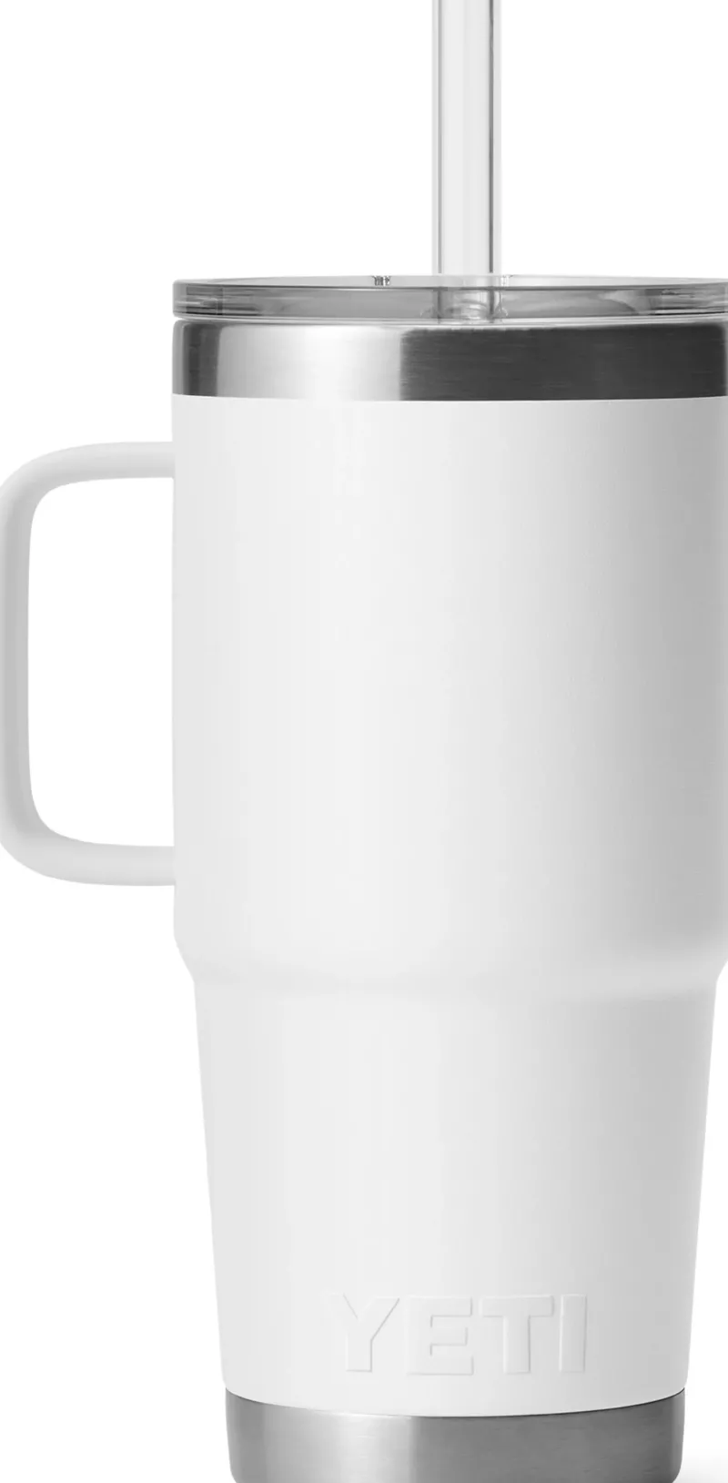 Yeti Coffee Mugs & Flasks-Rambler 25oz Straw Mug - White
