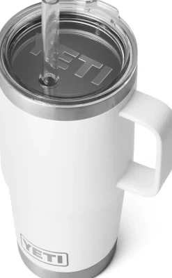 Yeti Coffee Mugs & Flasks-Rambler 25oz Straw Mug - White